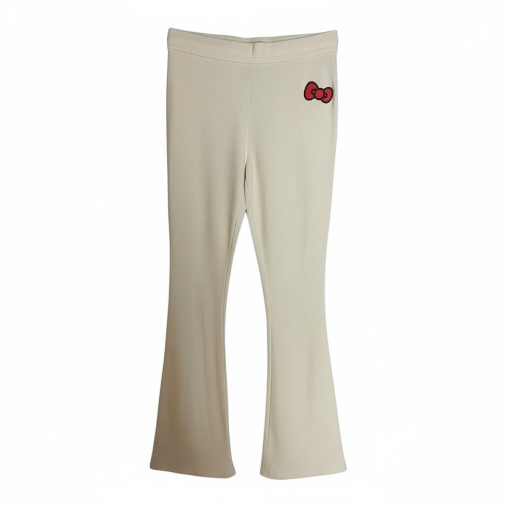 Women's Hello Kitty & Friends Graphic Yoga Pants - Cream S